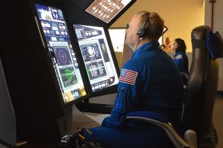 Boeing CST-100 starliner simulators