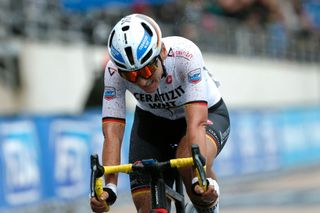 Lisa Brennauer (Ceratizit-WNT) finishes fourth in Paris-Roubaix