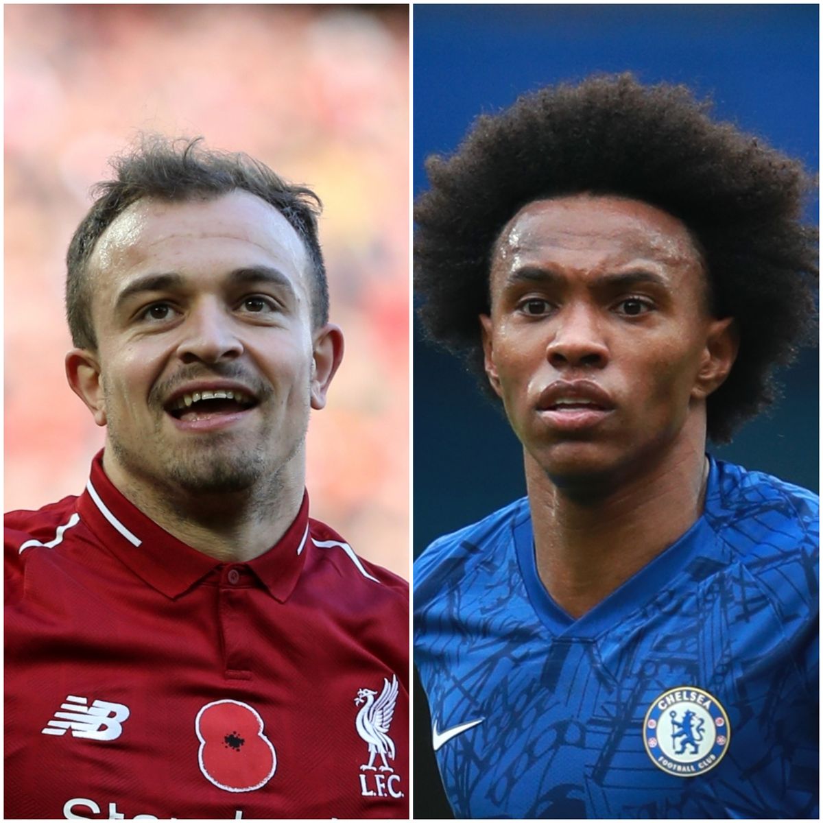 Xherdan Shaqiri and Willian