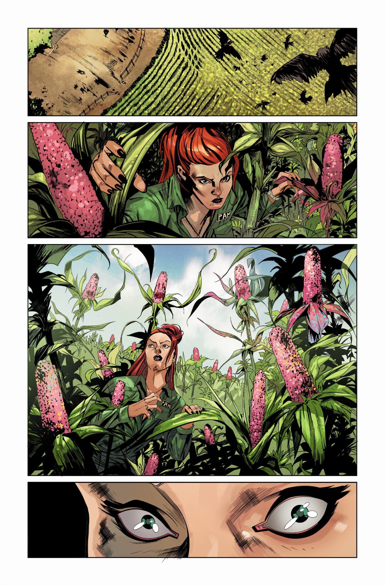 Poison Ivy #7 interior art by Atagun Ilhan