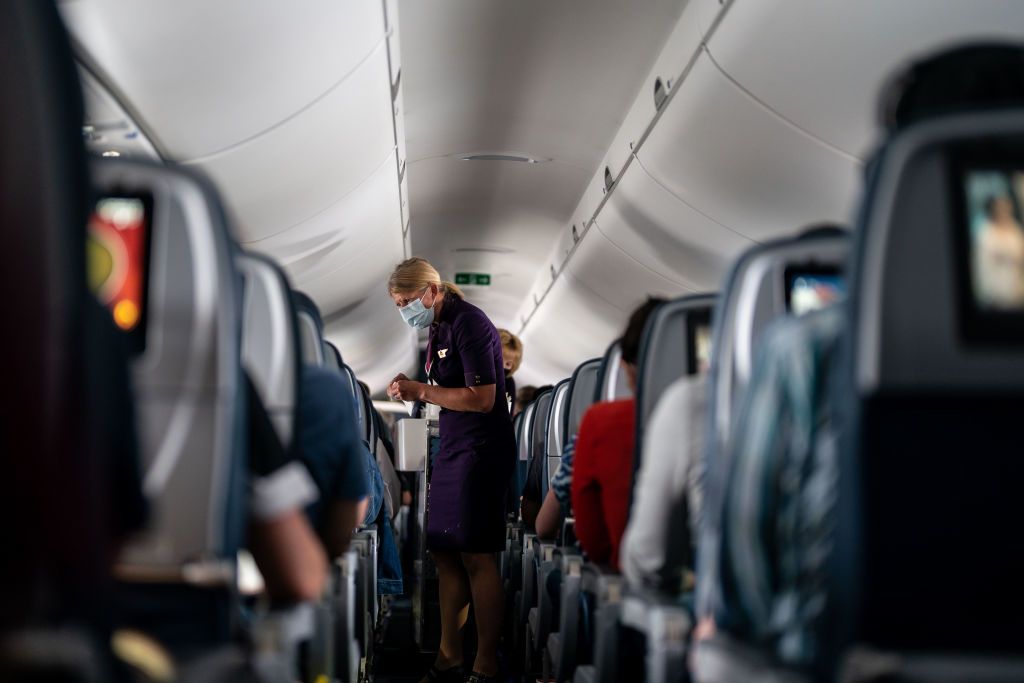 Delta flight attendant.