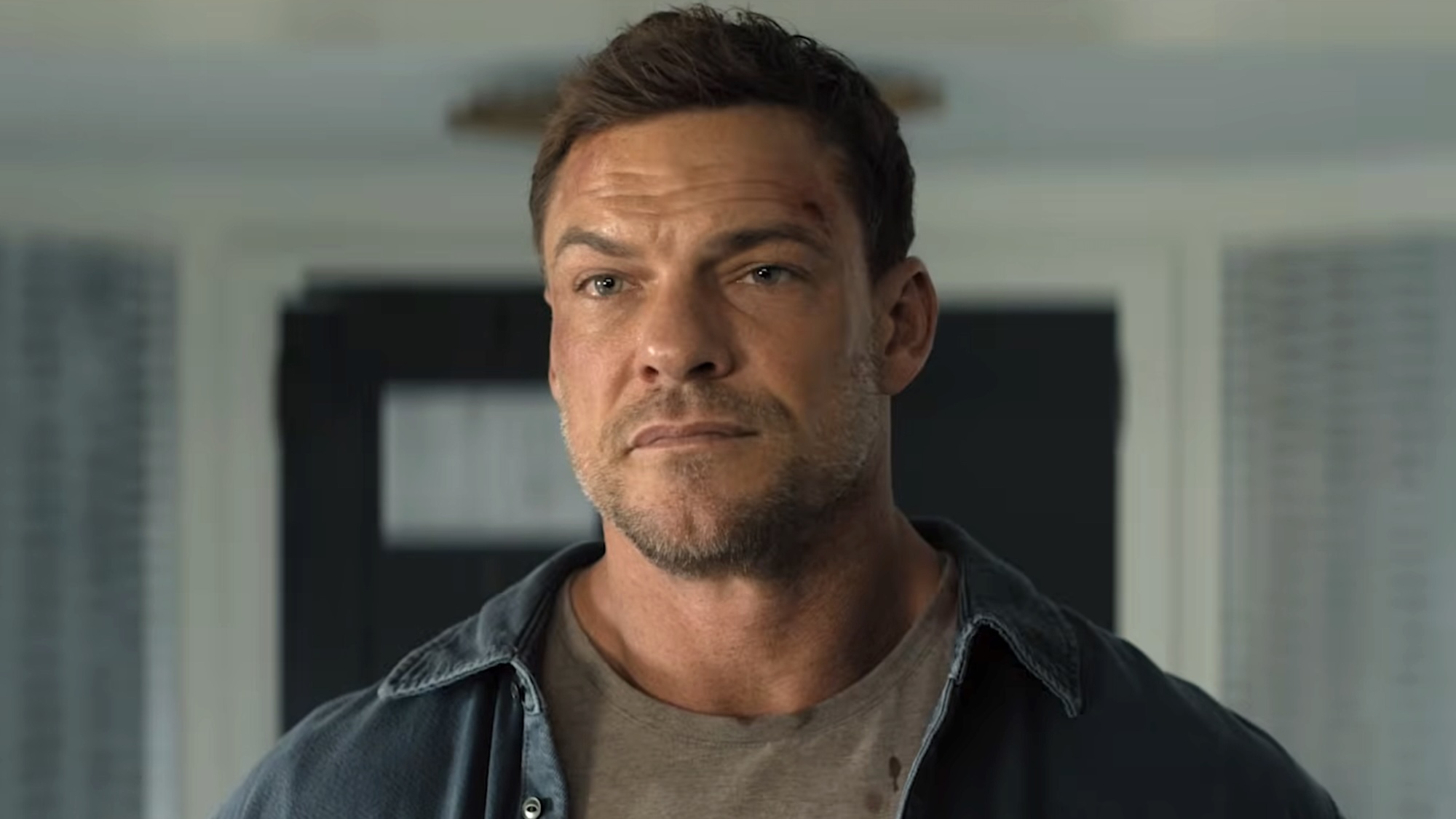 Close-up on Reacher's lack of emotion in Reacher Season 4