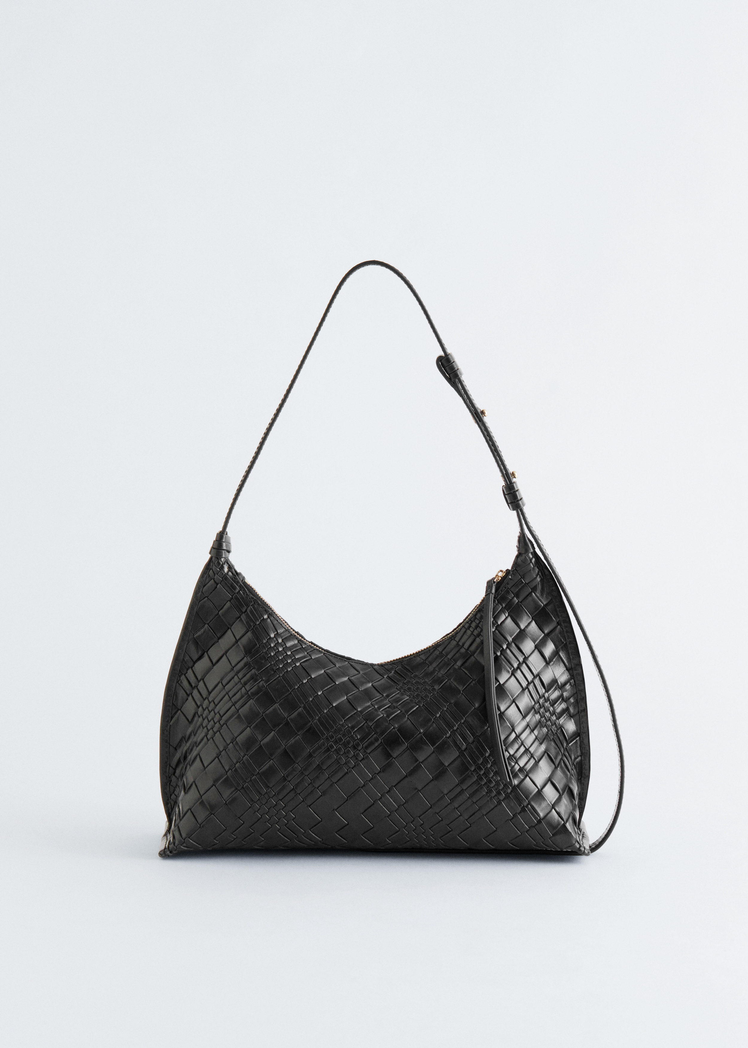 Interwoven Leather Crossbody Bag