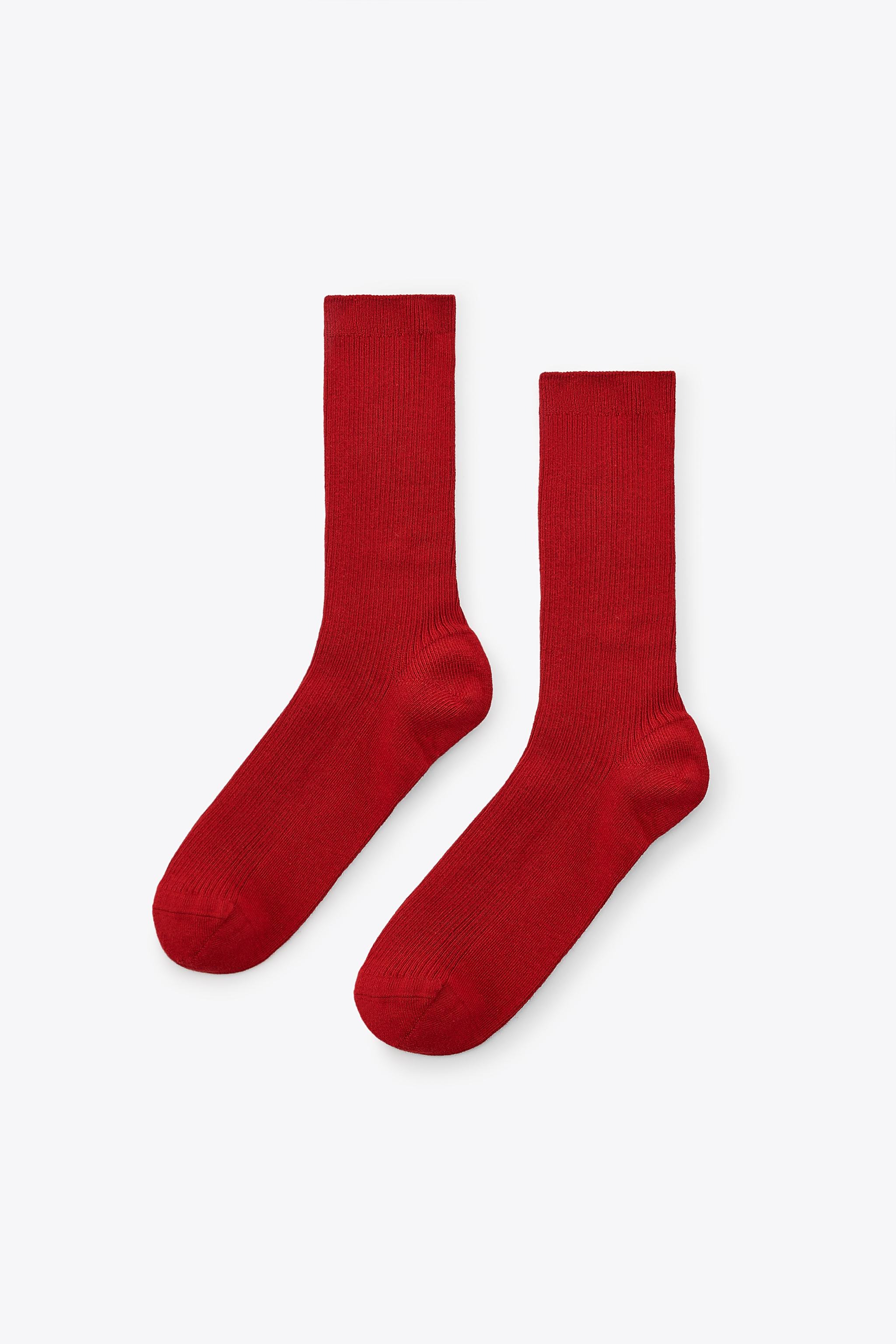 ZARA, Fine Ribbed Socks