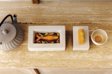 MoSuke&rsquo;s p&egrave;p&egrave; soup, which features mackerel, red mullet, okra and mussels.