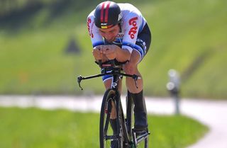 Victor Campenaerts of Belgium and Team Lotto Soudal European Champion Jersey