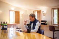 Eric Danjoy tasting wine