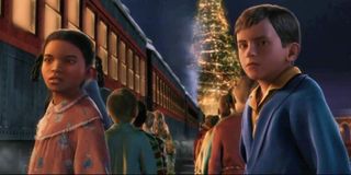 Nona Gaye and Tom Hanks in The Polar Express