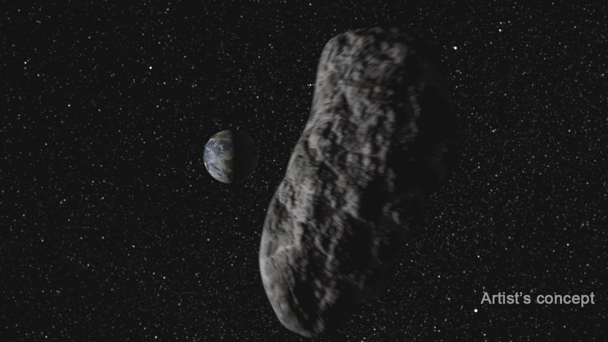 Dangerous Asteroid: Artist&#039;s Concept