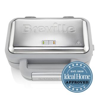 Breville VST072 Duraceramic Deep Fill Waffle Maker with Ideal Home approved logo