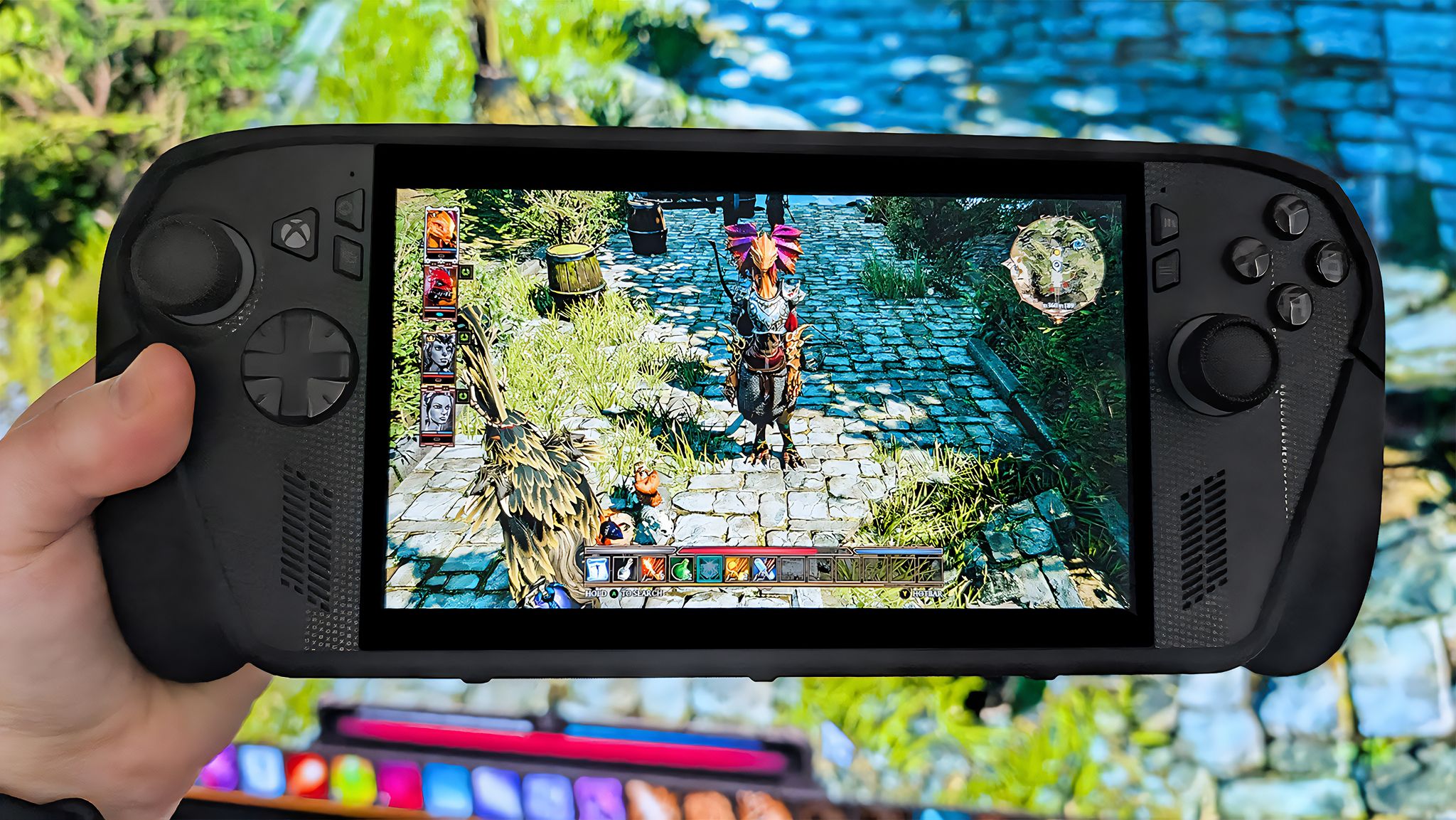 I'm finally playing Divinity: Original Sin 2 on my gaming handheld — I didn't realize how much this would fill a Baldur's Gate 3 void and improve the co-op experience