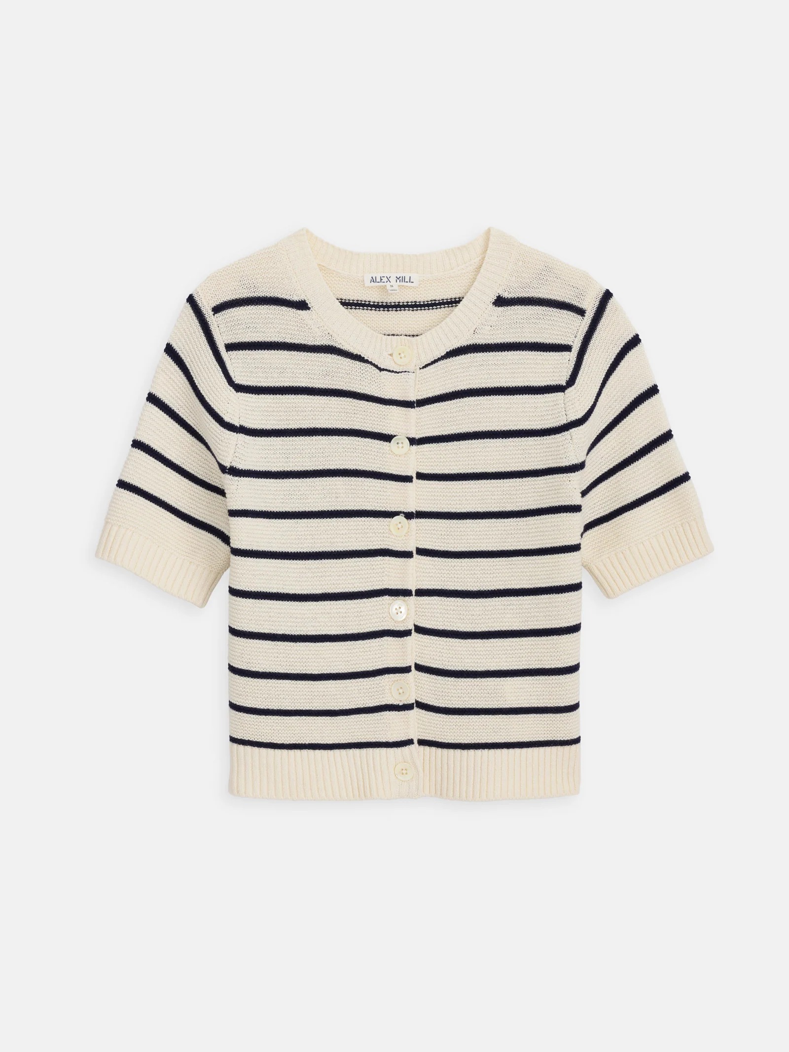 Alex Mill , Elle Striped Sweater in Cotton Linen