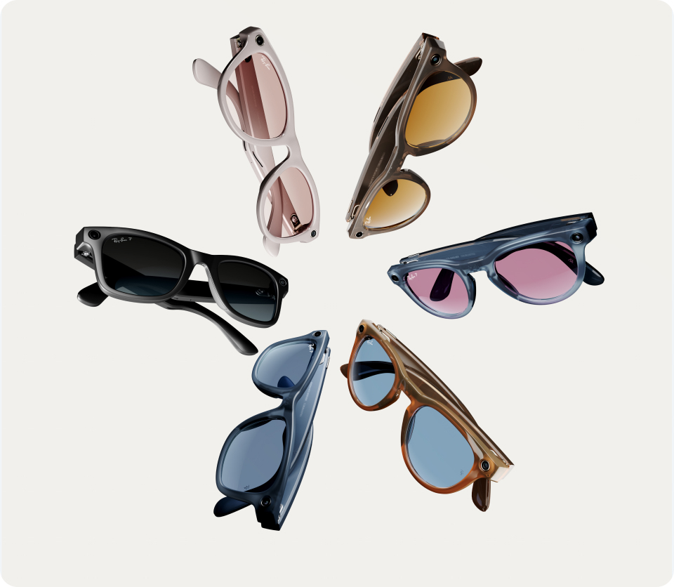Color varieties of the smart glasses from Meta / Ray-Ban