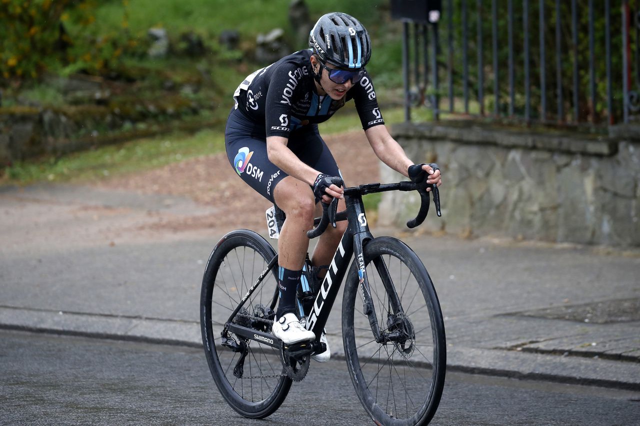 De Brabantse Pijl La Fleche Brabanconne Women 2022 7th Edition SintPietersLeeuw Overijse 1412 km 13042022 Juliette Labous FRA Team DSM photo Rafa GomezSprintCyclingAgency2022