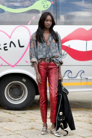 Milan fashion week, Street style