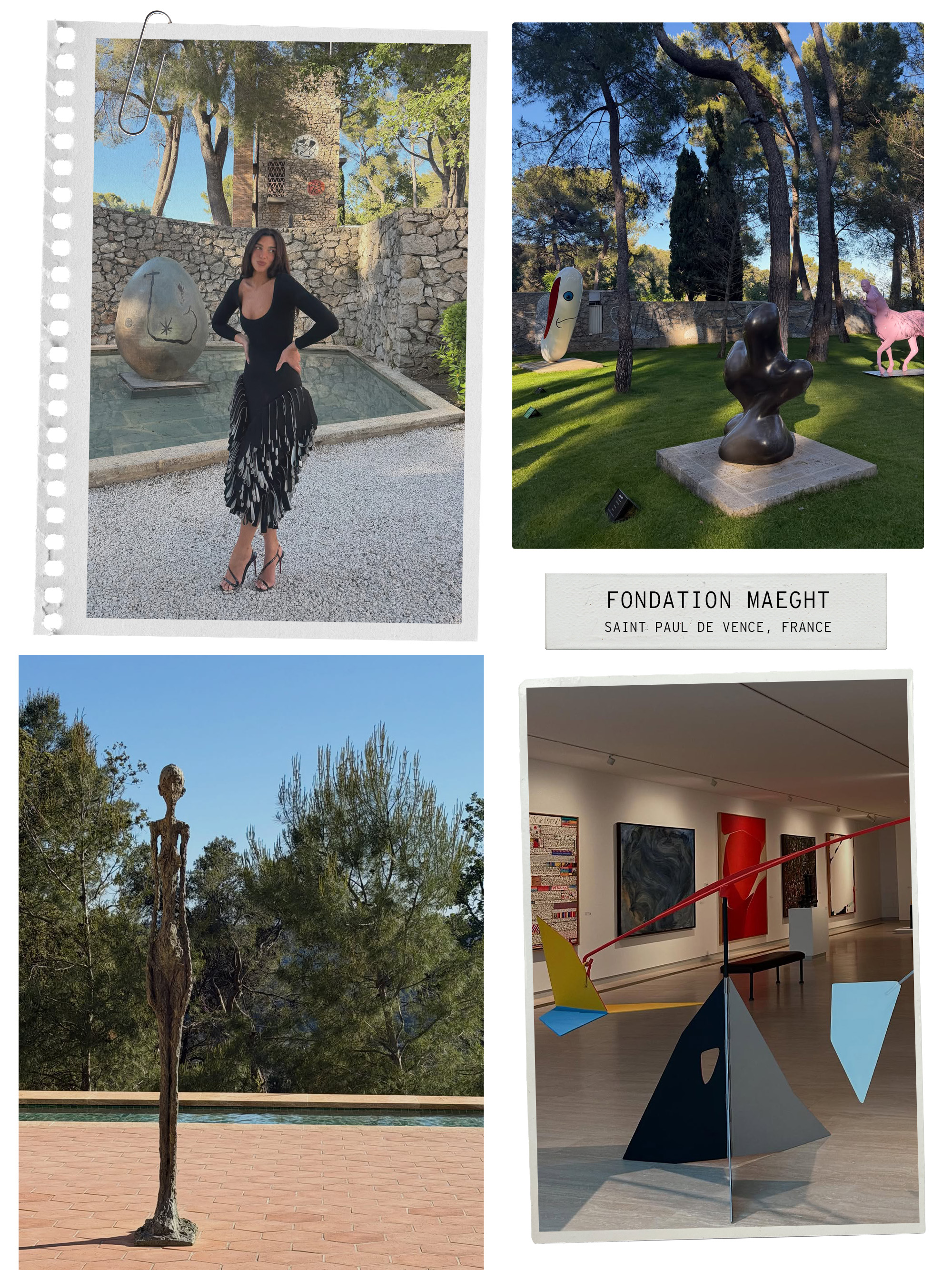 a collage of art landmarks including museums, galleries, and homes worth traveling for