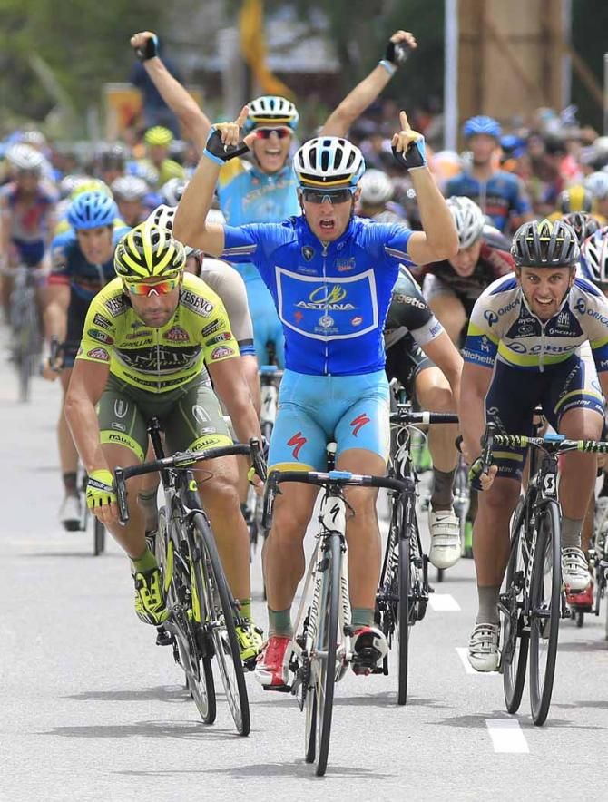 Andrea Guardini (Astana) was unbeatable in the final sprint