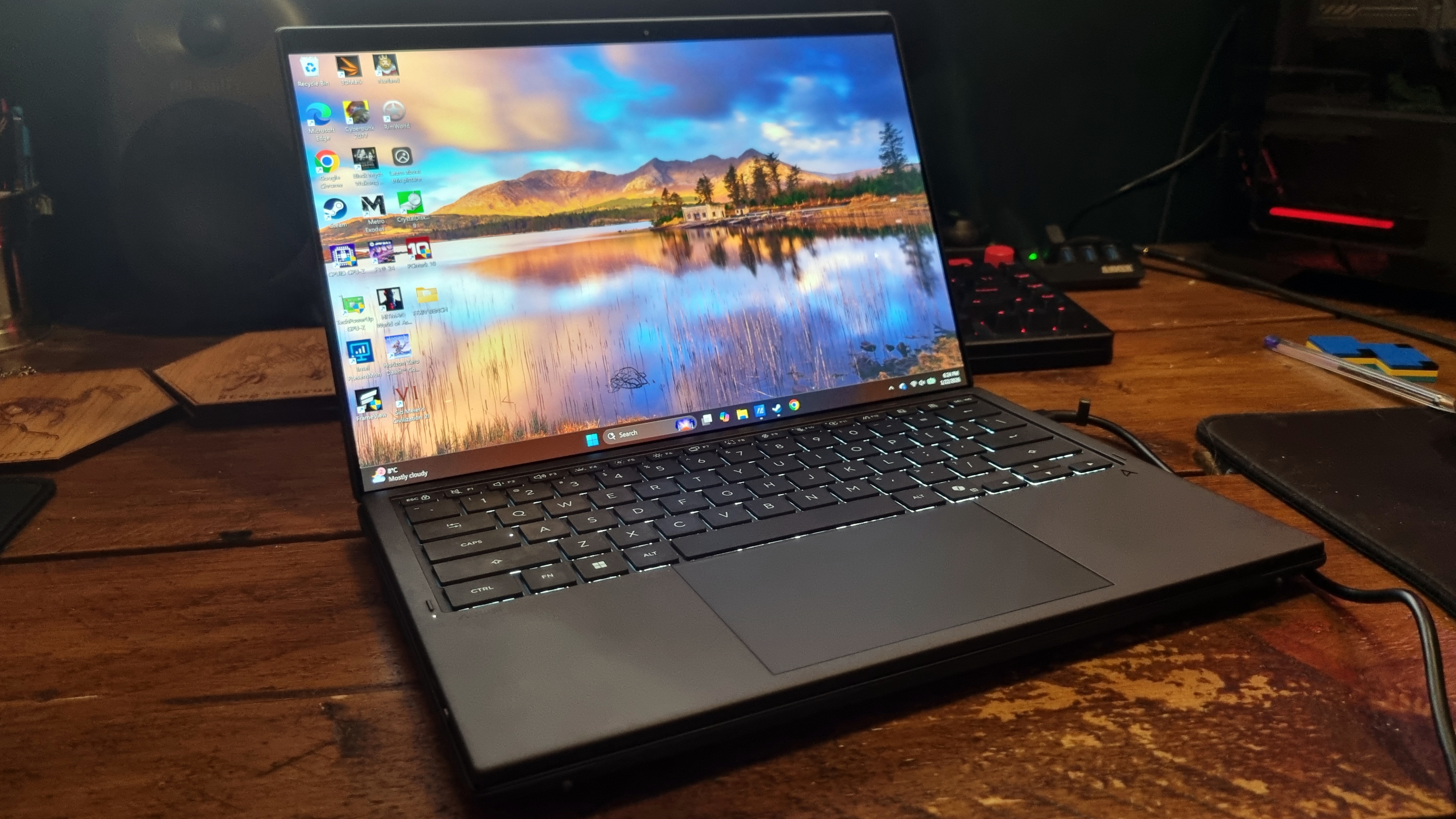 An Asus Zenbook Duo with an Intel Core Ultra Series 3 Panther Lake chip inside