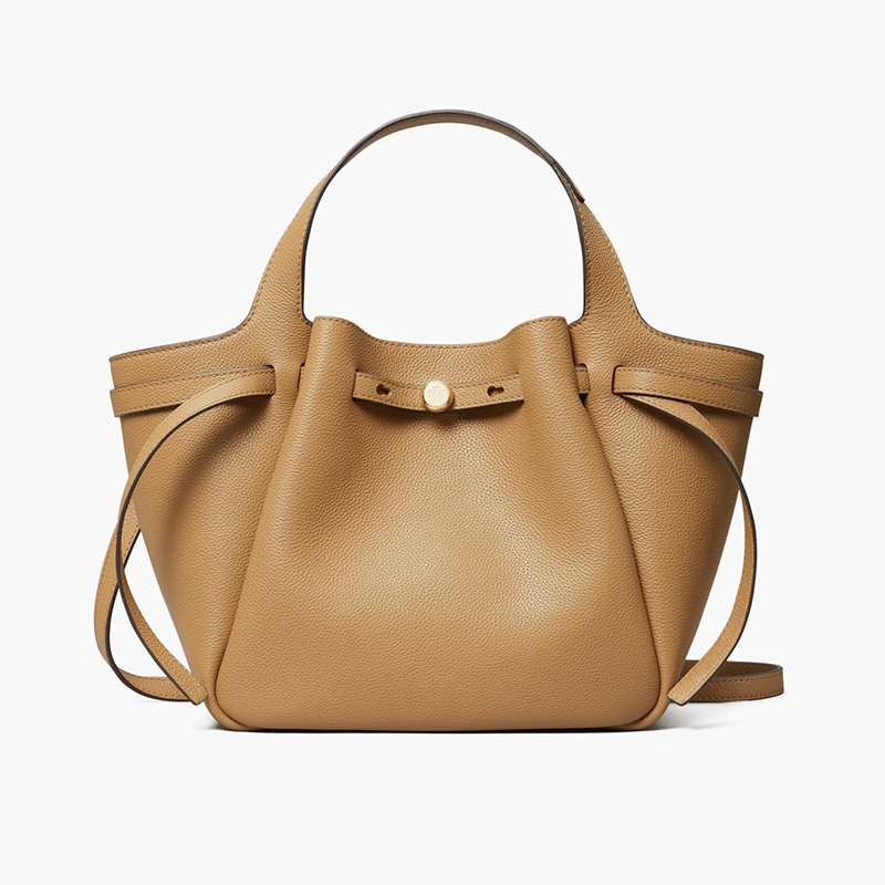 Tory Burch small tan leather tote bag