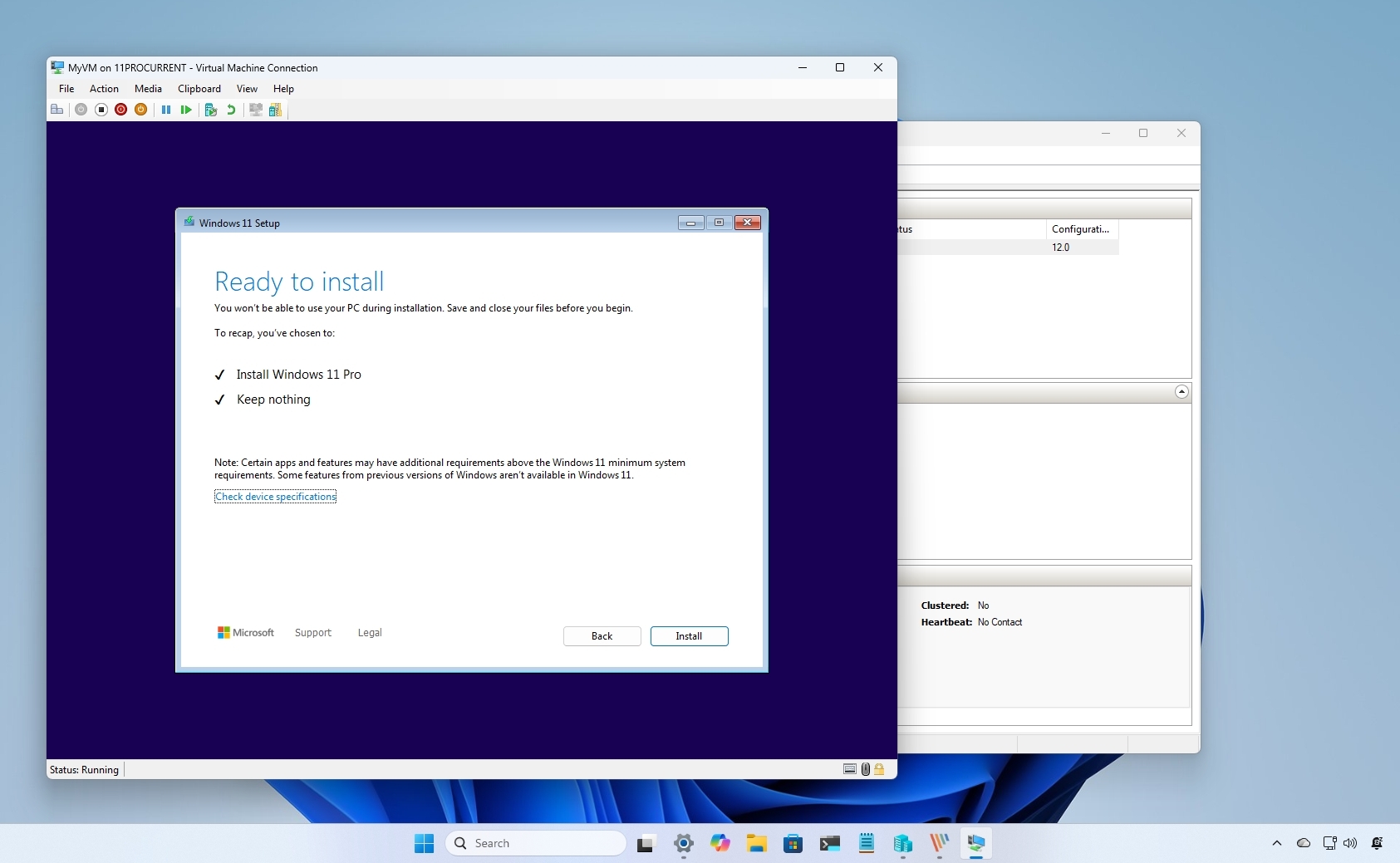 Windows 11 virtualization feature