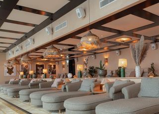 Jacy'z hotel and resorts lobby donned with Genelec loudspeakers.