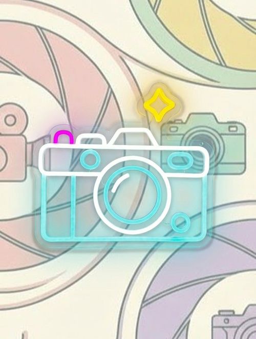 Camera Neon light 