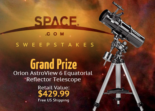 This telescope is just one of dozens of prizes available in the SPACE.com Facebook Sweeptakes ending in Jan. 16, 2012.