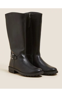 M&amp;S Collection Kids’ Leather Freshfeet™ Riding Boots: $85