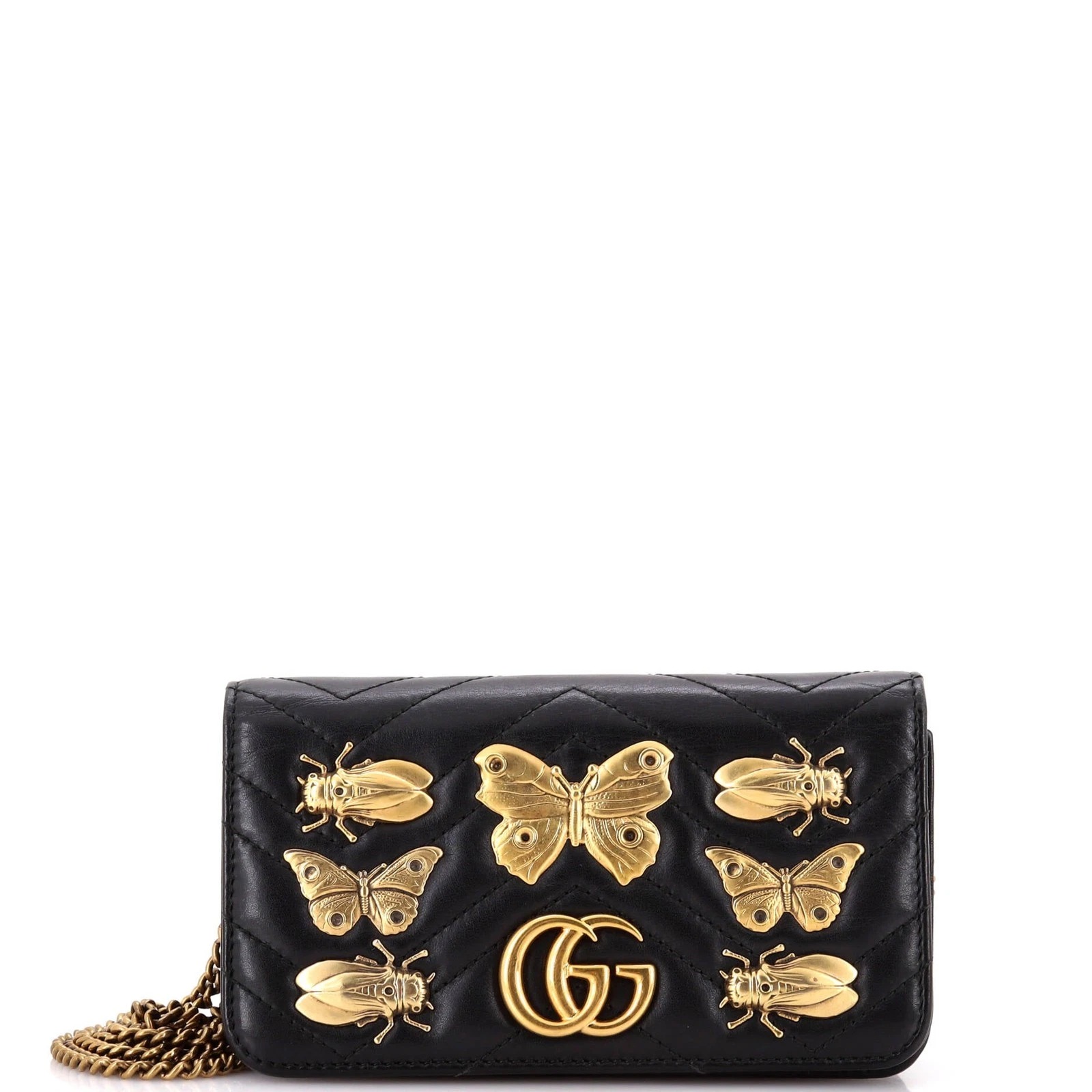 Gucci, GG Marmont Chain Flap Bag Mini Bag