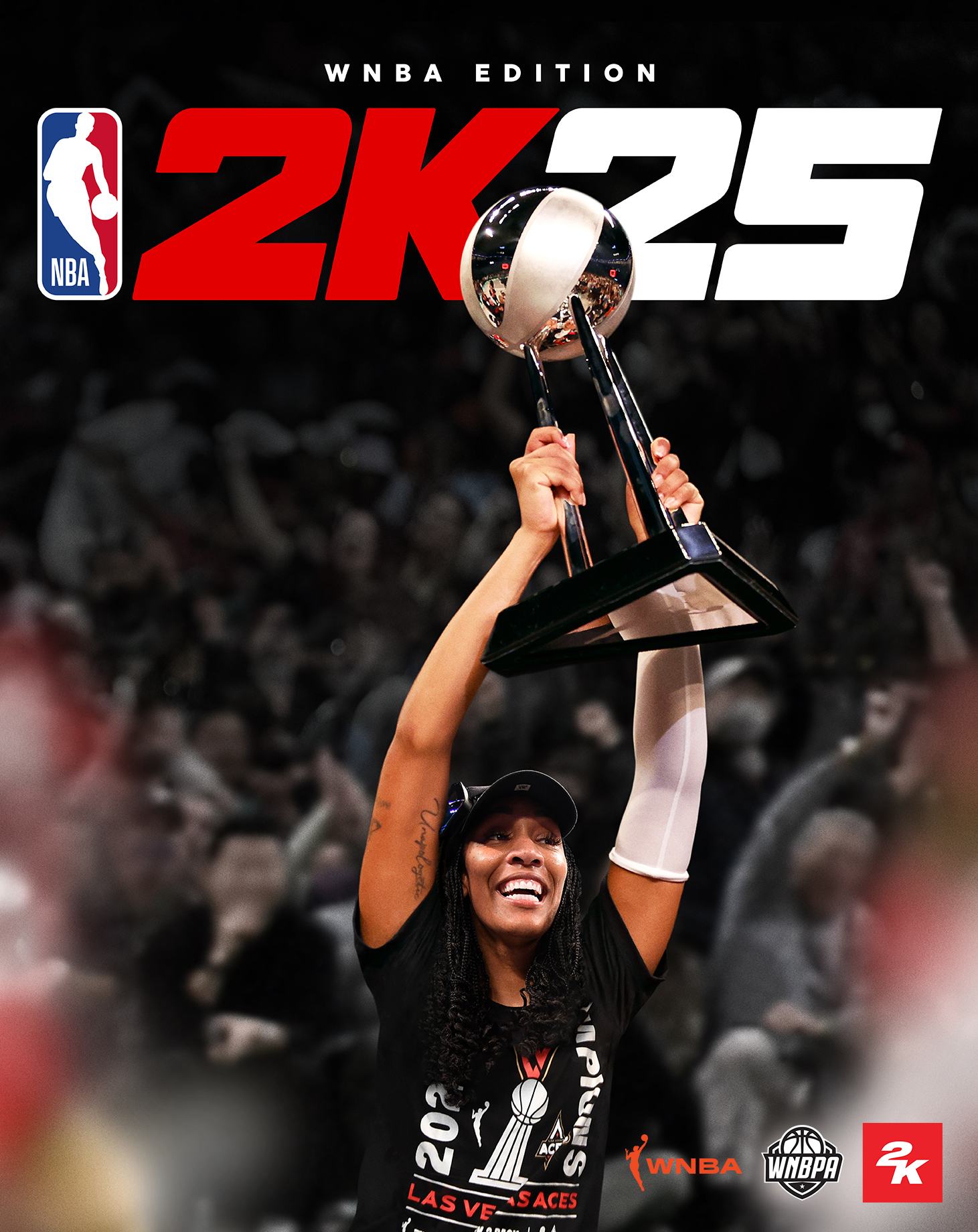 The NBA 2K25 WNBA Edition cover.