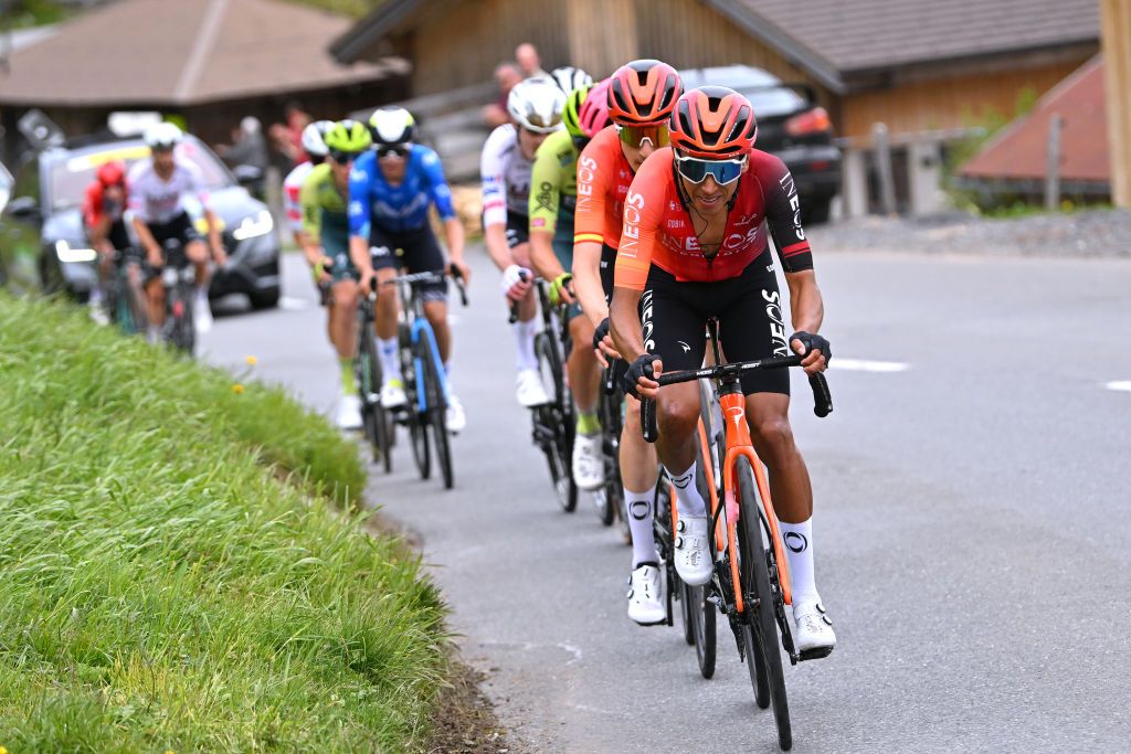 Egan Bernal (Ineos Grenadiers) played a key role in helping teammate Carlos Rodríguez to the overall win at the recent Tour de Romandie