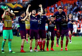 Arsenal beat Valencia to reach the Europa League final in Baku (PA)