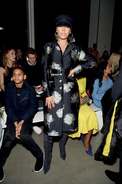 At the Prabal Gurung show