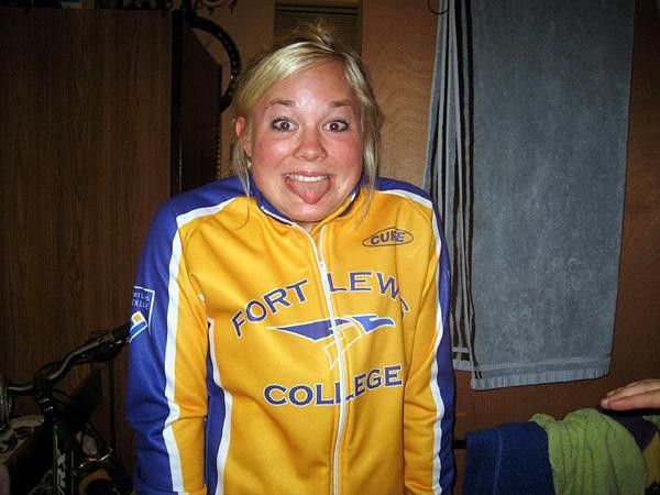 Missy Erickson: "I think I'm getting this college thing down."