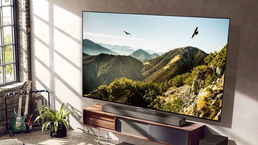 LG C3 OLED TV on a wall 