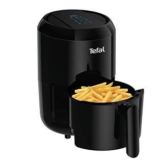 Tefal Easy Fry, Compact Digital Health Air Fryer, 6 Programs, 0.4 Kg Capacity, Dishwasher Safe Parts, Black, Ey301840