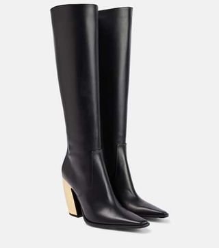 Tex Leather Knee-High Boots