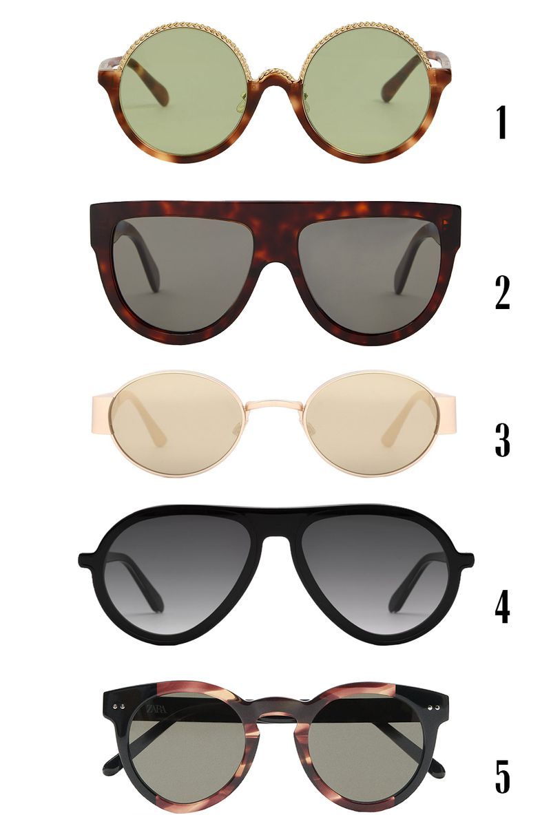 Best Sunglasses For Every Face Shape The Right Frames For Your Face Marie Claire