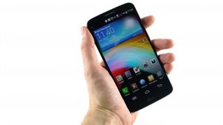 LG G2 in hand