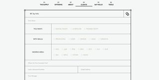 The main form on the talent recruiting company The Supply’s website (thesupply.com) uses inline form field labels, to create much the same effect as the other examples.