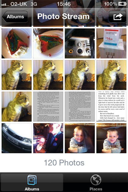 Photo stream on ios