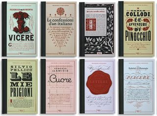To celebrate the 150th anniversary of the unification of Italy, Fili reimagined the covers of 10 of the nation's greatest novels