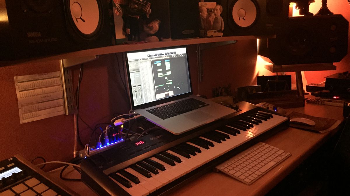 Logic, the preferred DAW of choice.