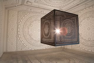 Intersections' symmetrical geometric projections are inspired by Islamic art
