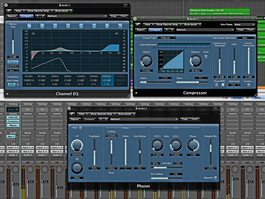 The effects chain