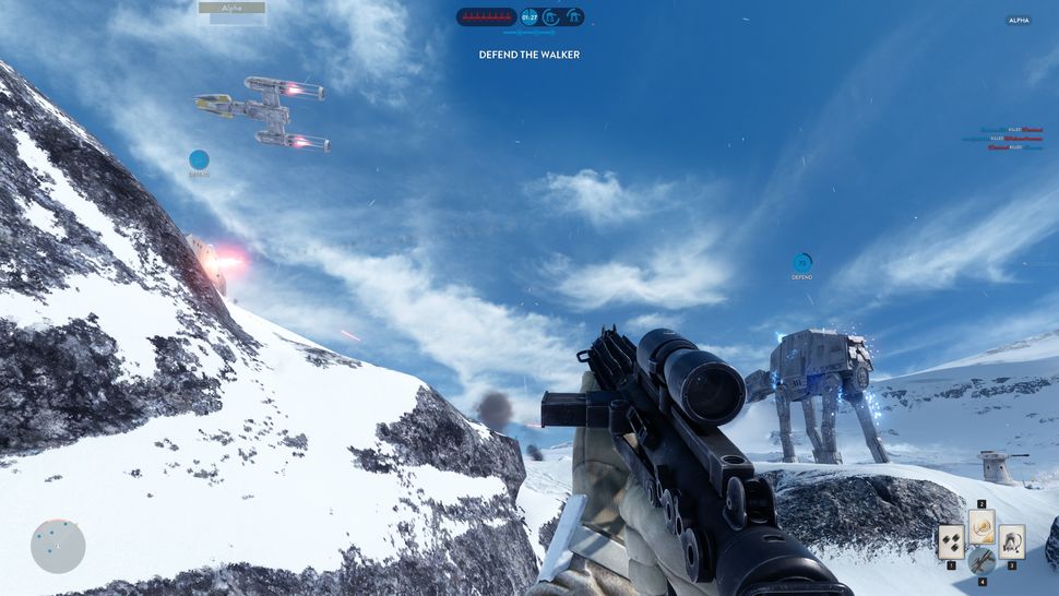 Star Wars: Battlefront 4k Screens Showcase The Pale Beauty Of Hoth 