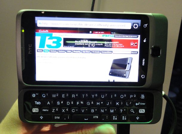 HTC Desire Z hands-on