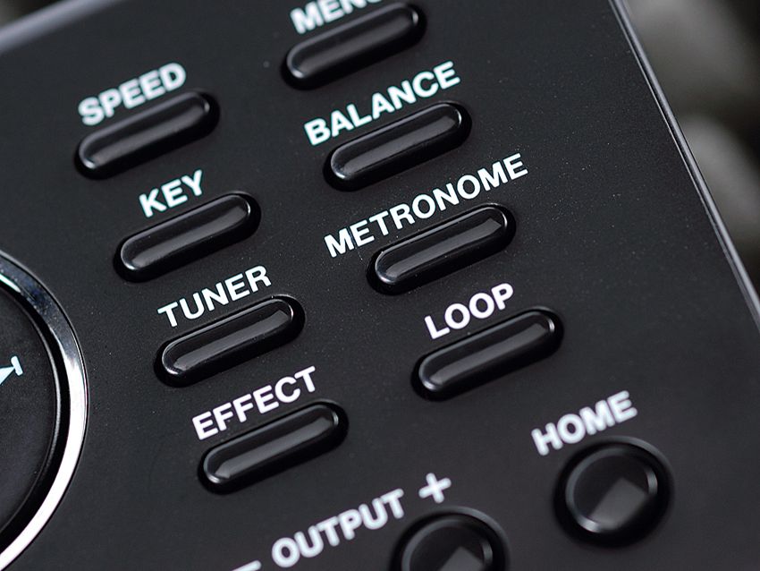 A range of playback and loop options make this an ideal practice tool.
