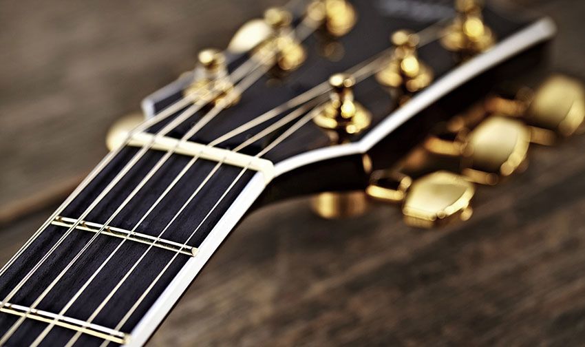 The T5z ships with a bone nut and sapele neck with T-Lock bolt-on joint
