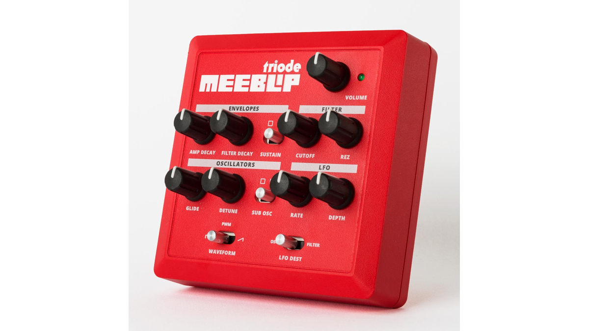 MeeBlip triode: rough and reddy.